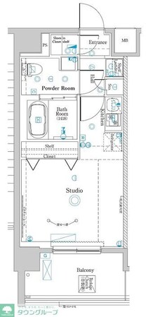 ラフィスタ中野本町の物件間取画像